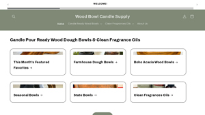 Wood Bowl Candle Supply - Candle Ready Wood Bowls