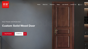 Wooden Door Factory - GJ-Y585 Solid Wood Door