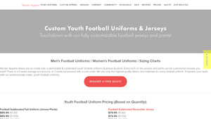 Wooter Apparel - Custom Youth Football Uniforms
