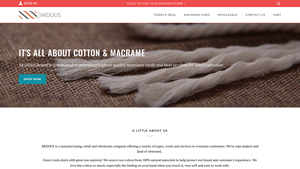 XKDOUS - Natural Cotton Macrame Cords