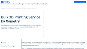 Xometry - Bulk 3D Printing Service