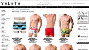 Yelete - Men's Seamless Underwear