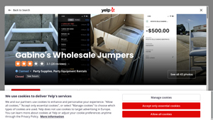 Gabino's Wholesale Jumpers - Party Supplies & Equipment Rentals