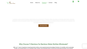 Yibamboo - Eco-Friendly Bamboo Bottles