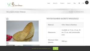 Yibamboo - Woven Bamboo Baskets