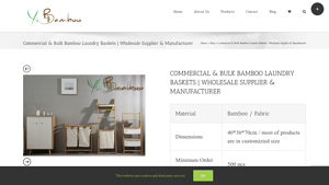 Yibamboo - Bulk Bamboo Laundry Baskets