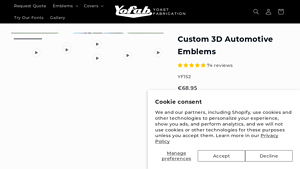 Yofab - Custom 3D Automotive Emblems