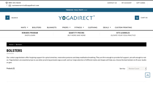 Yoga Direct - Wholesale Yoga Bolsters & Cushions