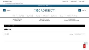 Yoga Direct - D-Ring Yoga Straps
