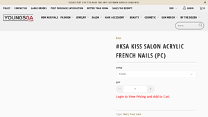 Kiss - Salon Acrylic French Nails