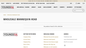 Young's GA - Foam Heads & Salon Supplies