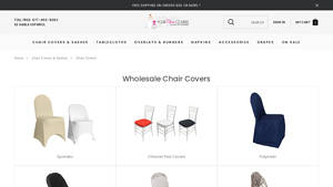 Your Chair Covers - White Spandex Banquet Chair Cover