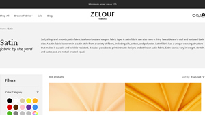 Zelouf Fabrics - Satin Fabric