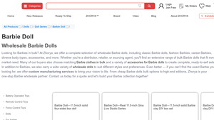 Zhorya - Wholesale Barbie Dolls