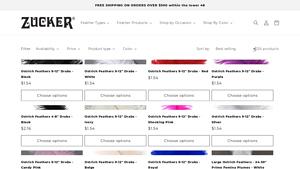 Zucker Feather Products - Bulk Ostrich Feathers