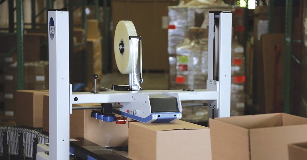 Illustrative example of carton sealing machine from Google Search