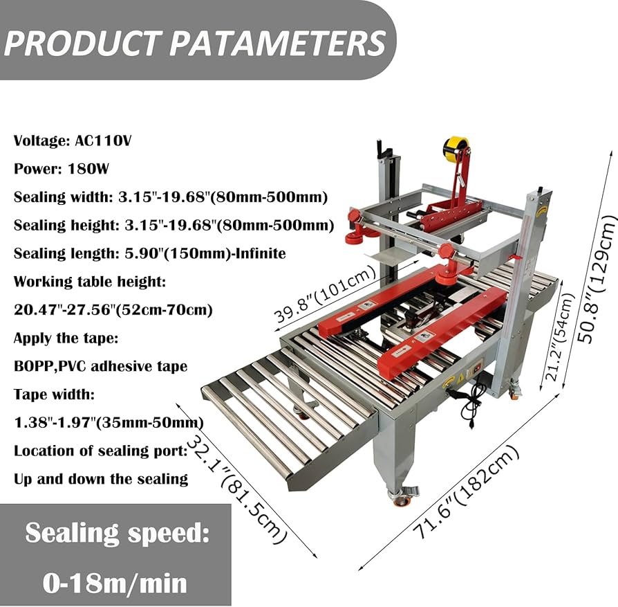 Illustrative example of carton sealing machine from Google Search