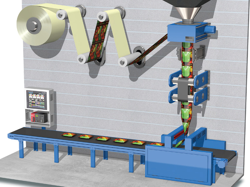 Illustrative example of form fill and seal machine from Google Search