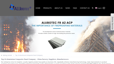 Top 10 Aluminium Composite Panel Company
