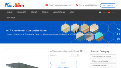 ACP Aluminium Composite Panel - Kingmets