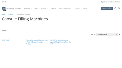 Capsule Filling Machines | Fully & Semi-Automatic Capsule Fillers