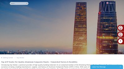 China Acp Vendor Manufacturer and Supplier, Factory