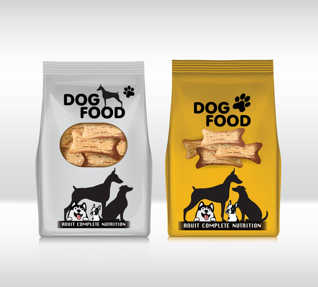 Illustrative example of pet food packaging from Google Search