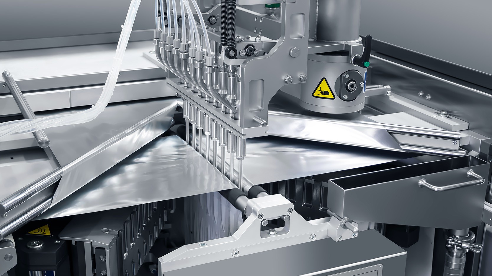 Illustrative example of sachet filling machine from Google Search