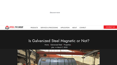 Is Galvanized Steel Magnetic or Not? - SteelPRO Group