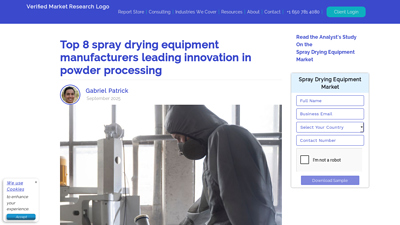 Top 8 Spray Drying Equipment Manufacturers