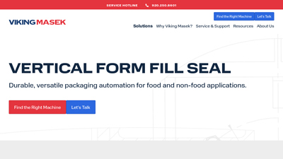 Vertical Form Fill Seal Machines – VFFS | Viking Masek