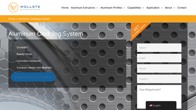 Aluminum Cladding System Supplier - Wellste