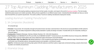 27 Top Aluminum Cladding Manufacturers in 2025 - Xtra Metal